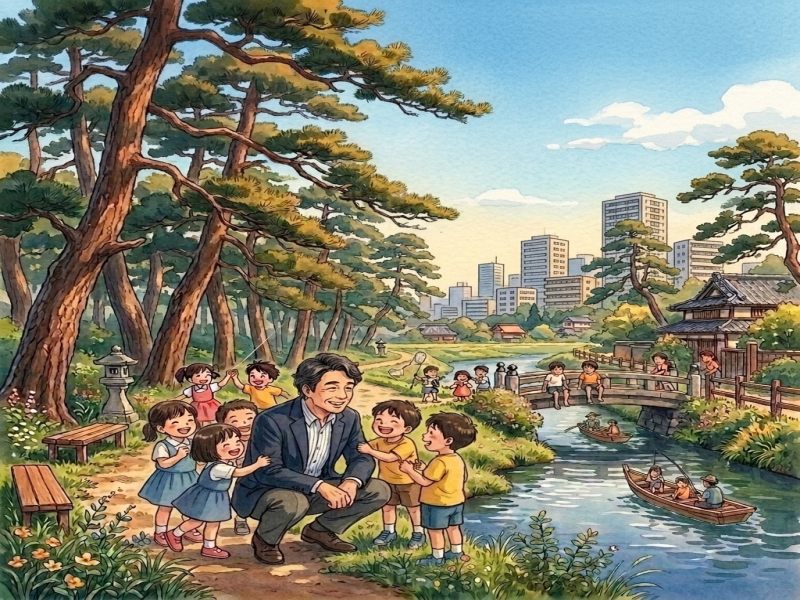 草加の未来 しばの勝利と子供たち